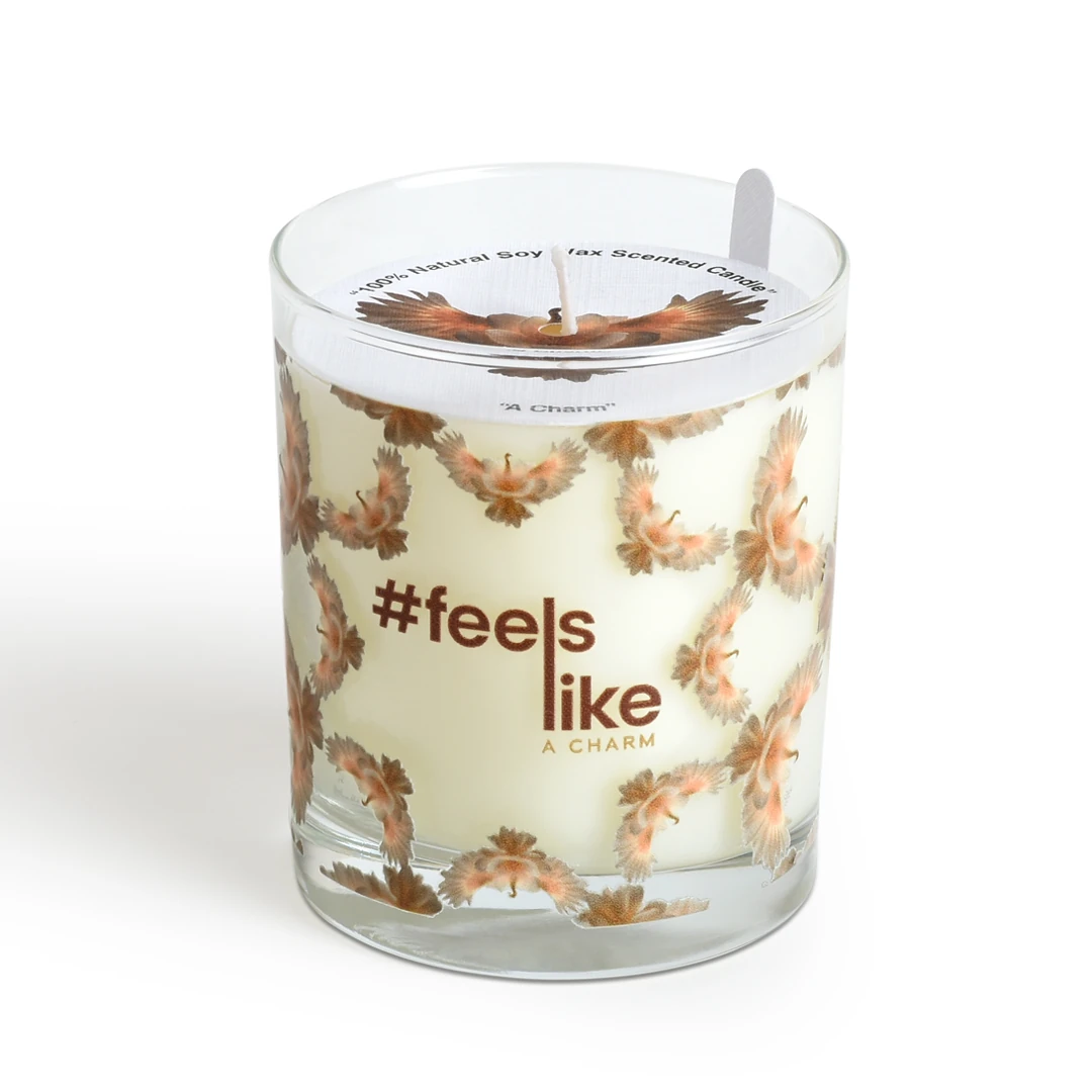 #feelslike A Charm -  Lavanta, Yasemin ve Madagaskar Vanilya Kokulu %100 Soya Wax Mum - 210 ML