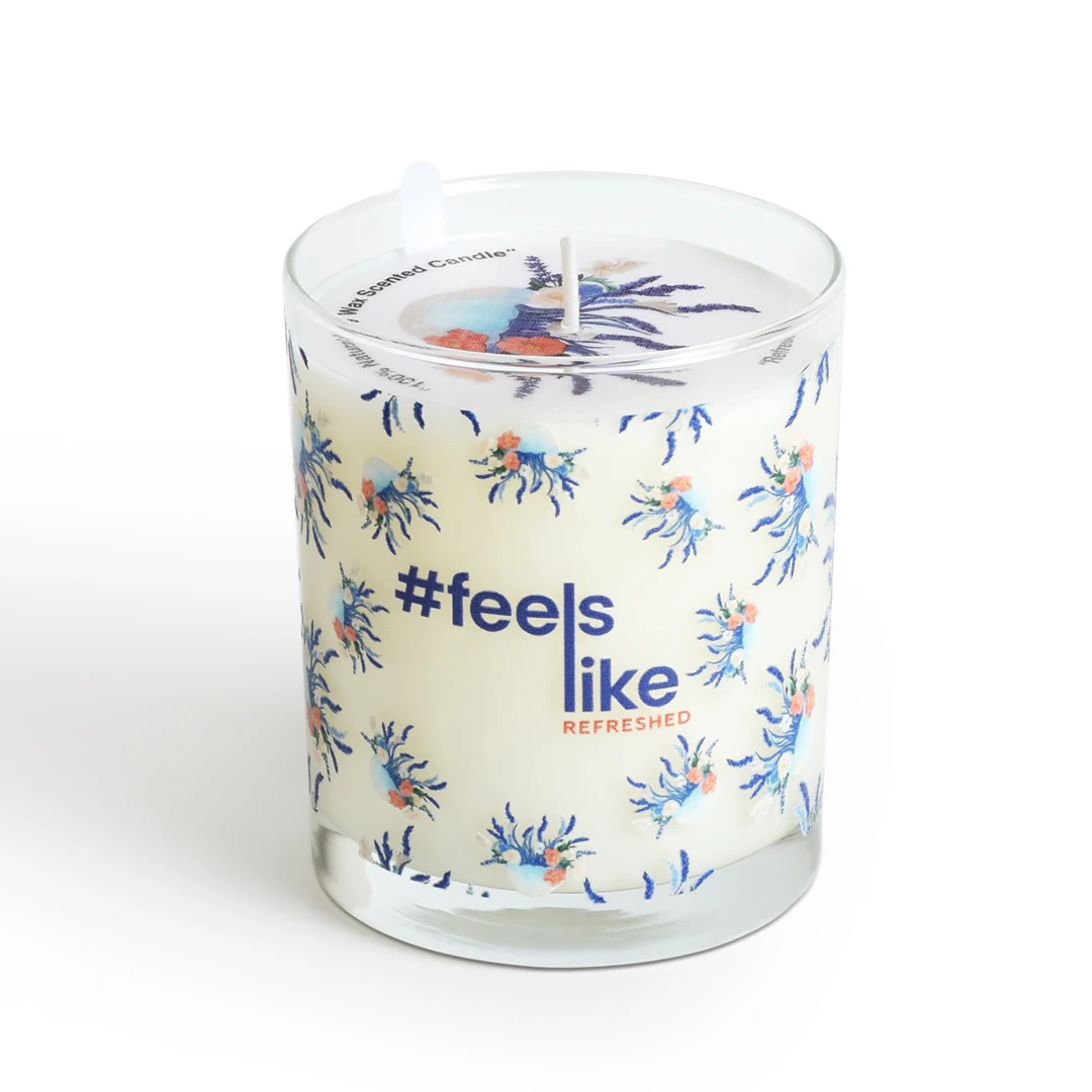 #feelslike Refreshed  - Deniz Esintisi, Bergamot Kokulu %100 Soy Wax Mum - 210 ML