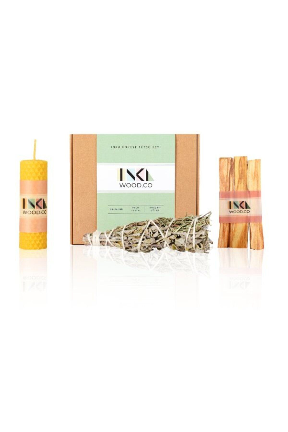 Inka Forest Tütsü Seti, Adaçayı, Balmumu, Palo Santo