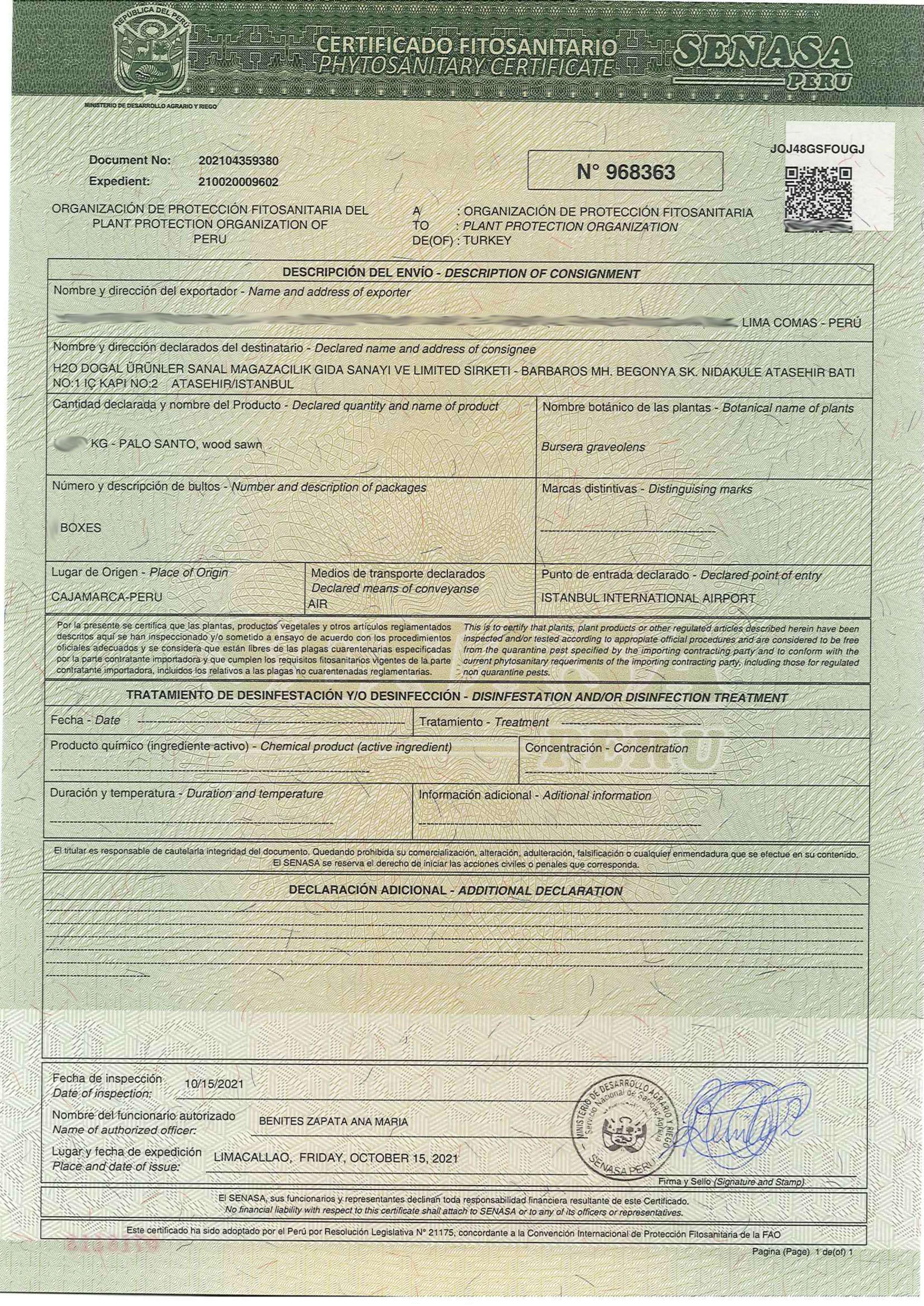 Palo Santo Ağaç Tütsü 4 Adet | Peru