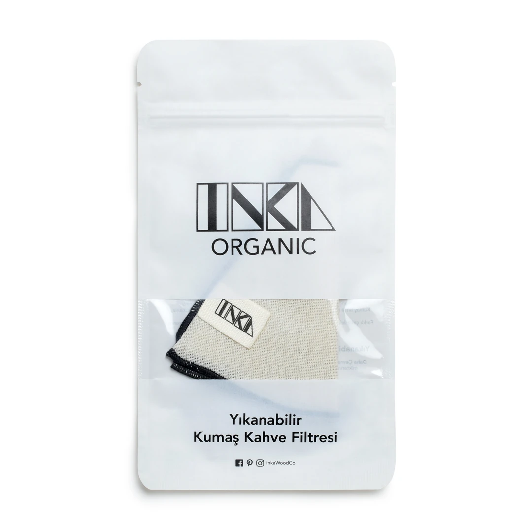 Yıkanabilir Kumaş Organik Kahve Filtresi | 1 Adet No:4 | %100 Pamuk Ham Bez Kahve Filtresi