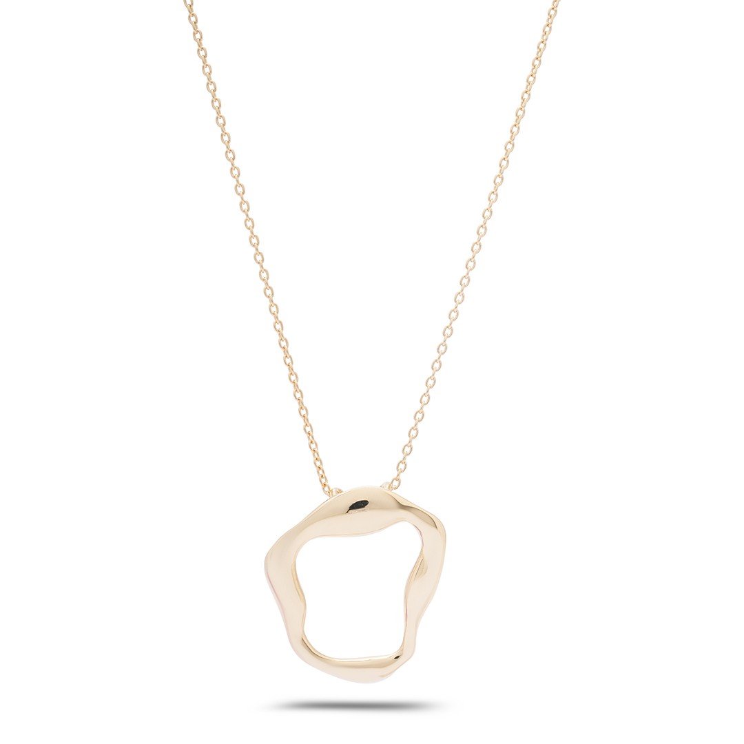 Helios Necklace - 925 Ayar Gümüş Kolye - GOLD