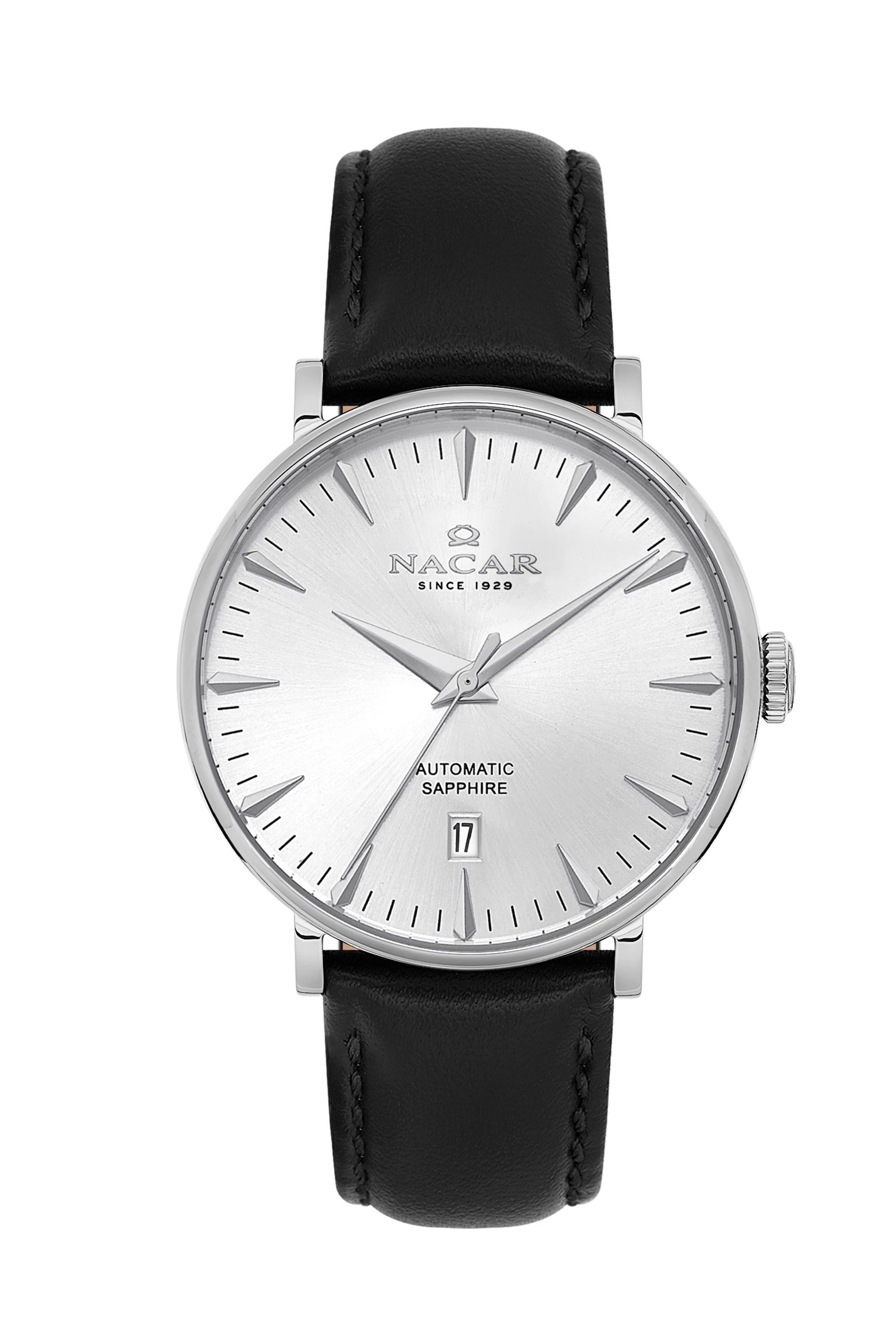 NACAR NC34-29B640-ASL1 DERİ KAYIŞLI OTOMATİK ERKEK KOL SAATİ