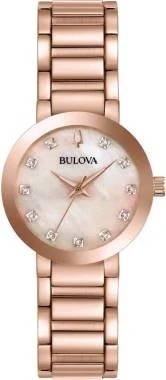BULOVA 	97P132 PIRLANTALI KADIN KOL SAATİ