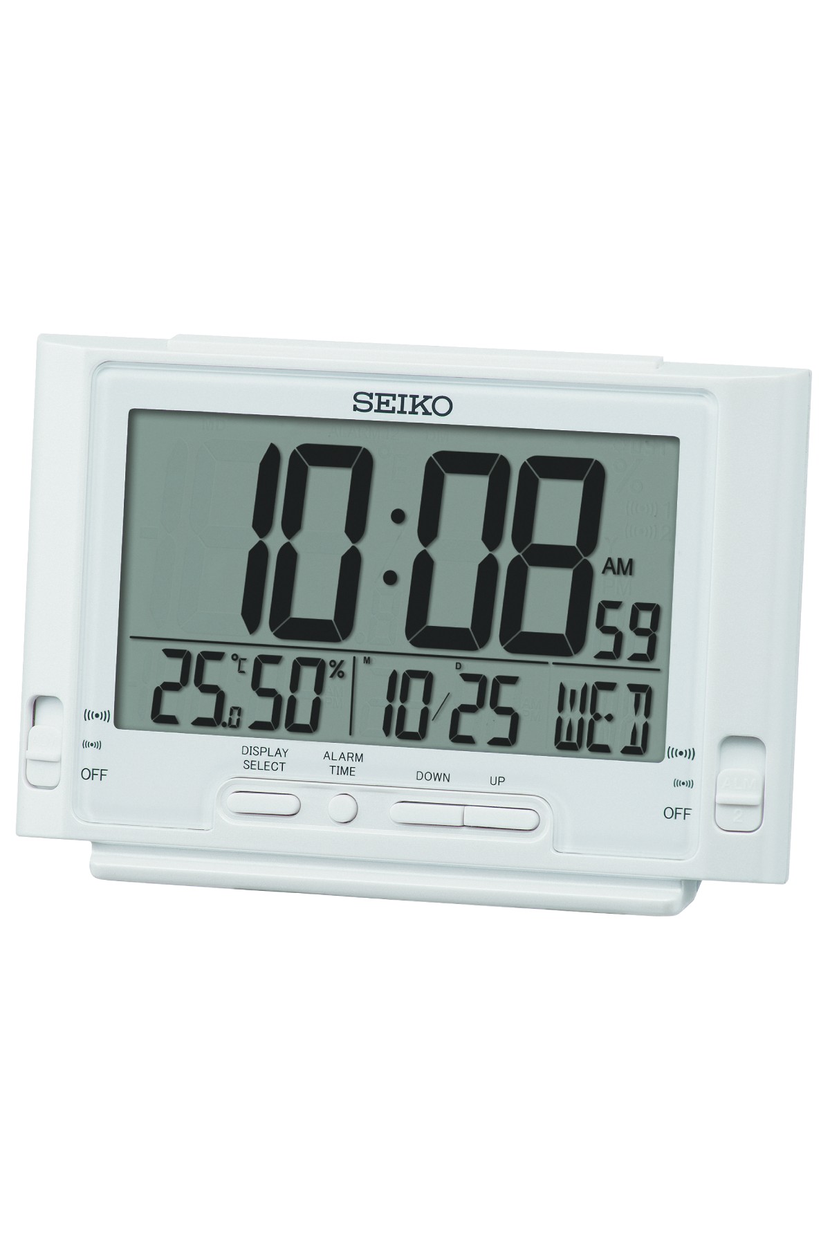SEIKO QHL095W Digital Masa Saati
