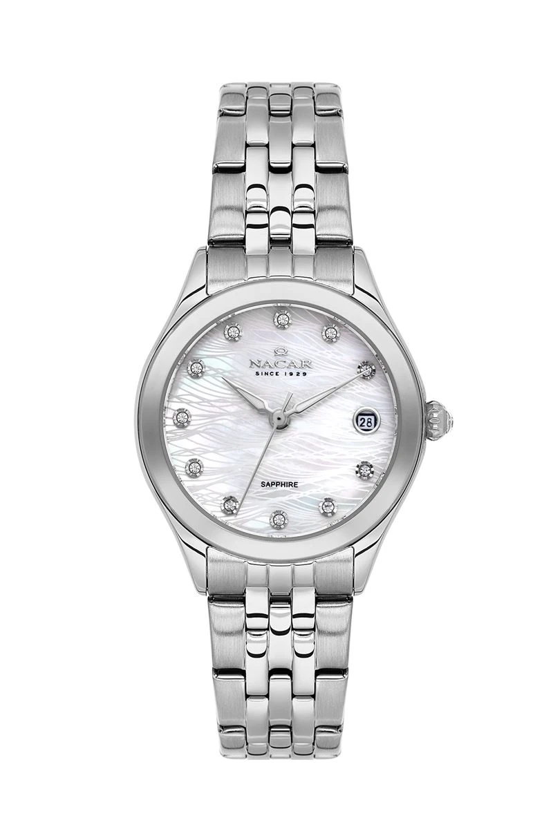 NACAR NC34-39B763-AWMS SAFİR CAM KADIN KOL SAATİ