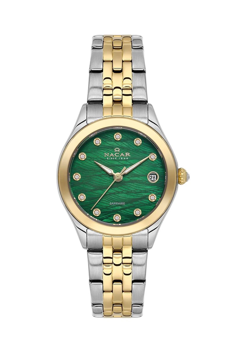 NACAR NC34-39B763-CNMS SAFİR CAM KADIN KOL SAATİ