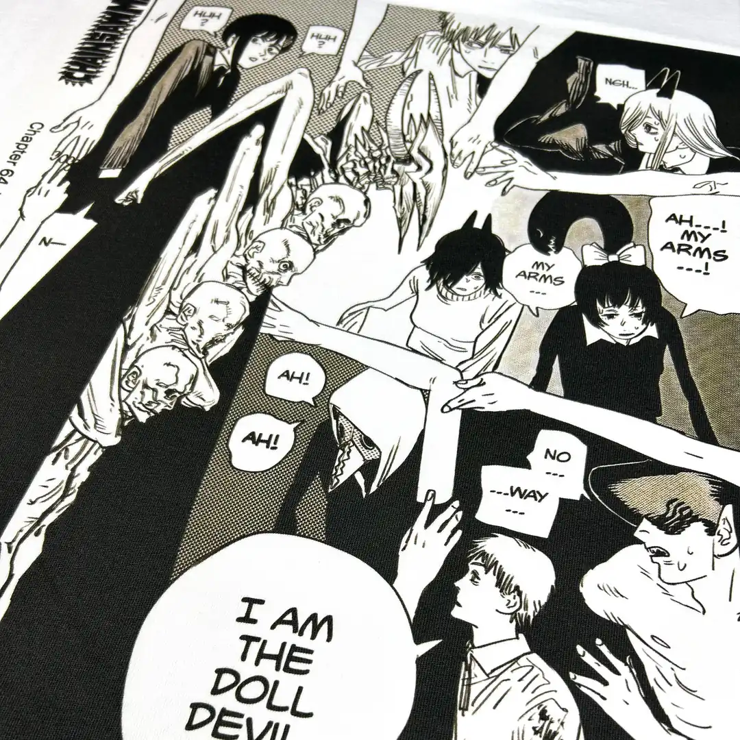 Chainsaw Man: Darkness Ascending Manga Tişört - taleswear