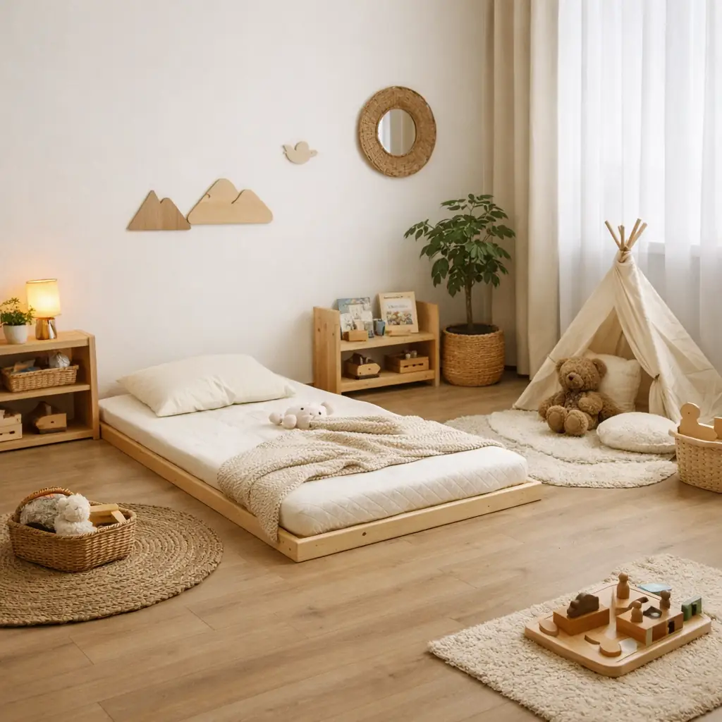 Montessori Çocuk Odasında Yatak Düzeni Nasıl Olmalı?