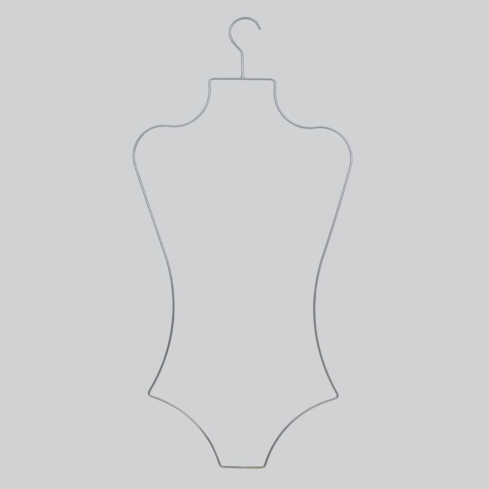 Metal Vücut Formlu Bikini Mayo Askısı Nikel Renk 1 Adet