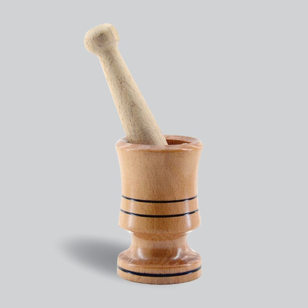 Ahşap El Yapımı Havan 9x6 cm