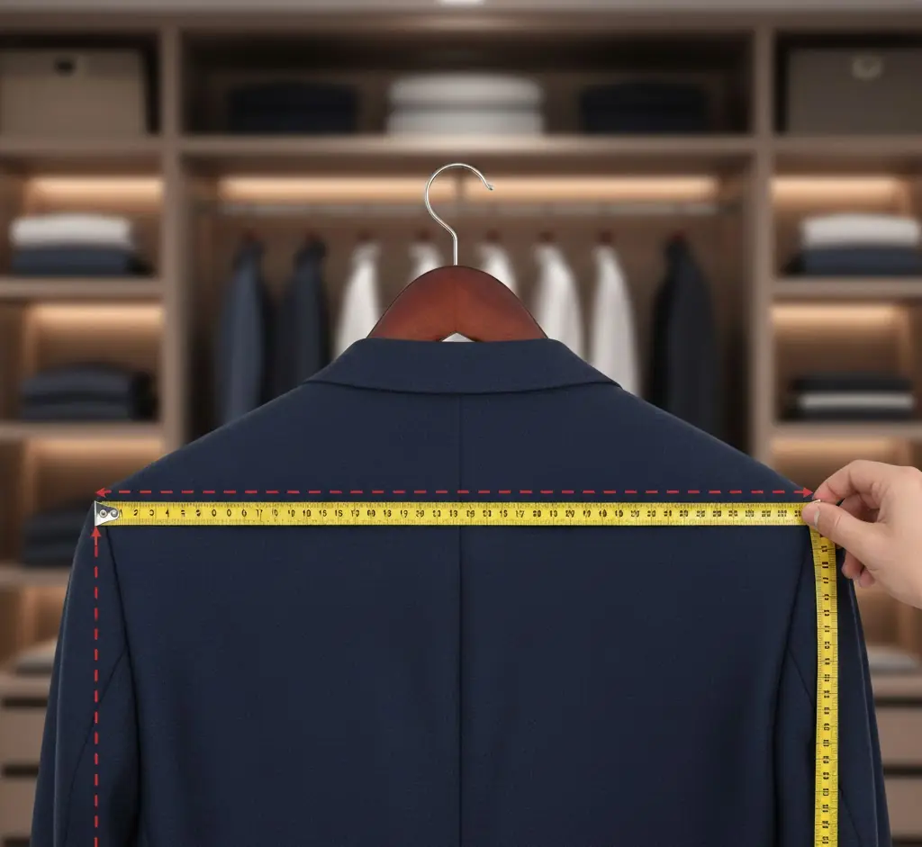 Erkek Kıyafetleri İçin Askı Ölçüleri