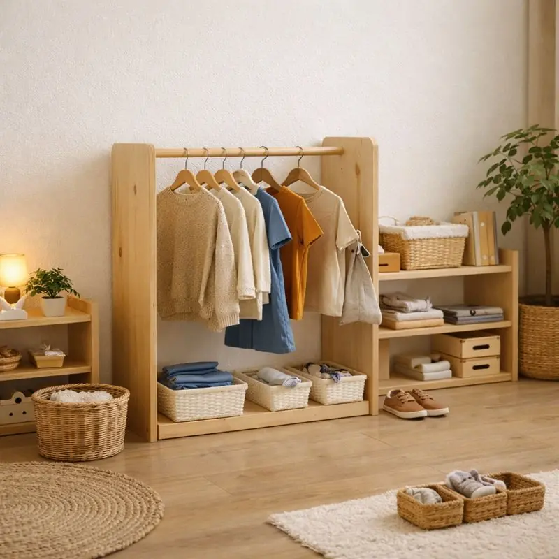 Montessori Çocuk Odasında Dolap Nasıl Olmalı?