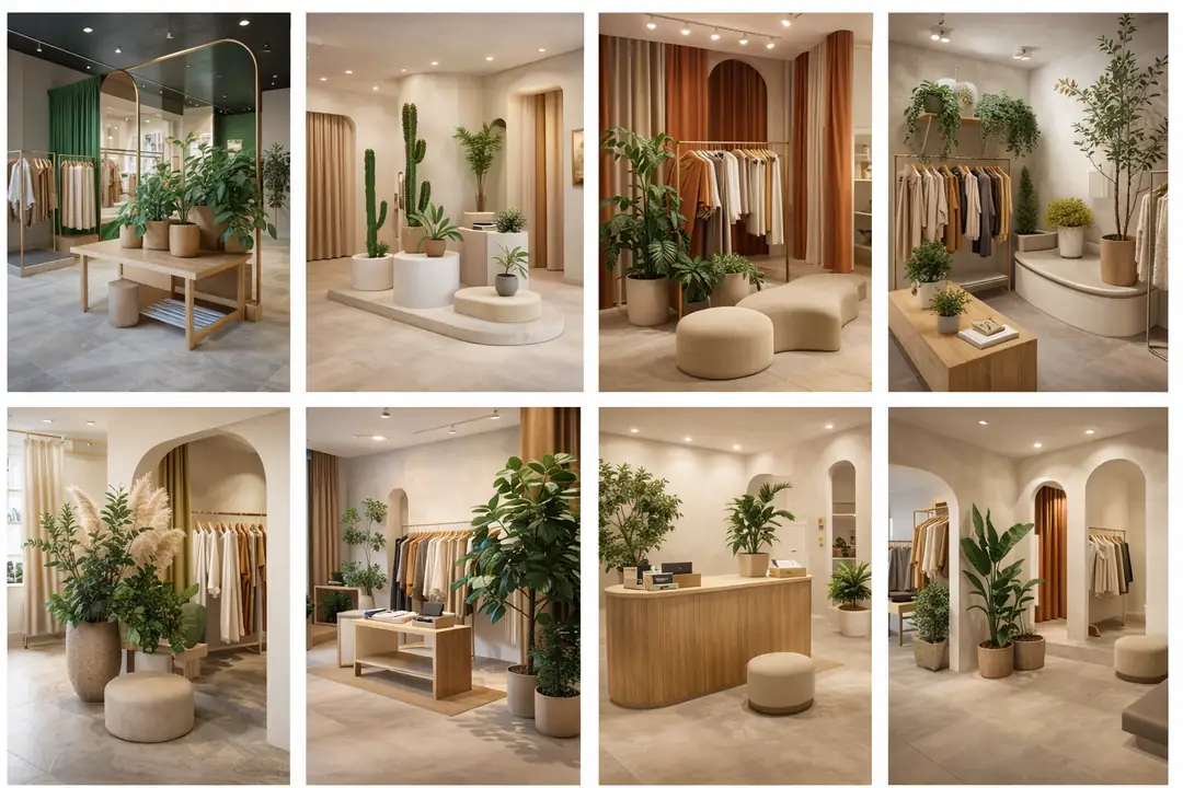 Mağaza İçi Bitkilerin Dekora Katkısı