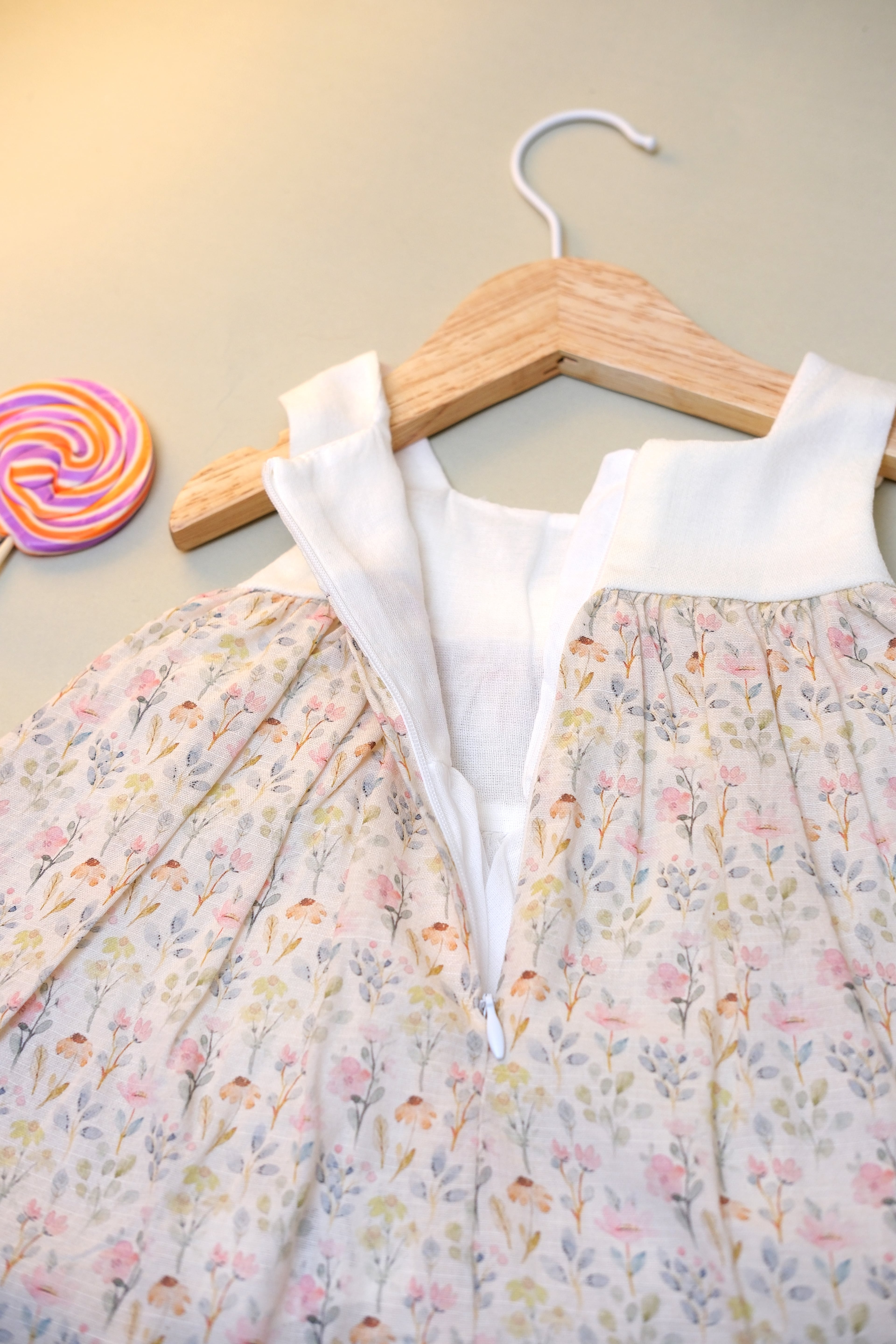 Babylim Fiyonklu Vintage Elbise