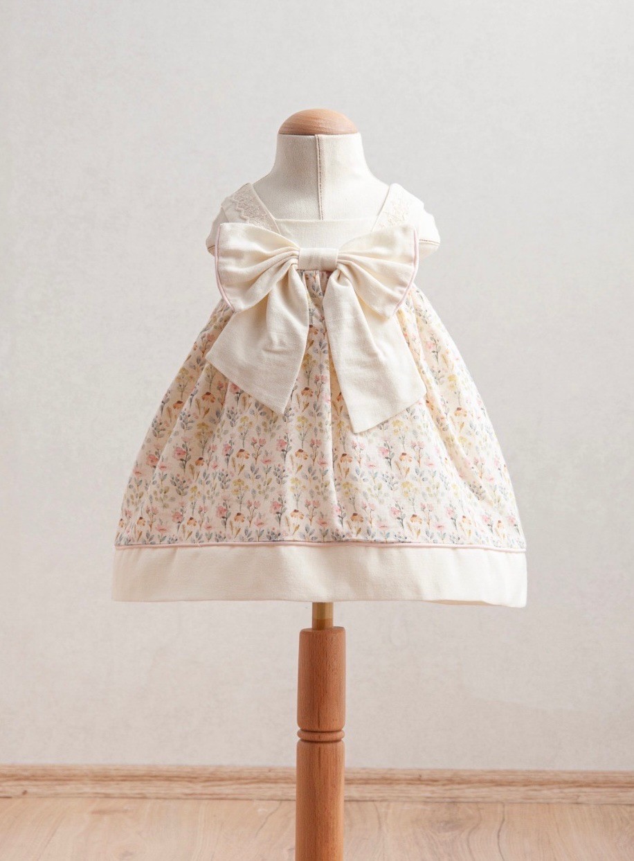 Babylim Fiyonklu Vintage Elbise