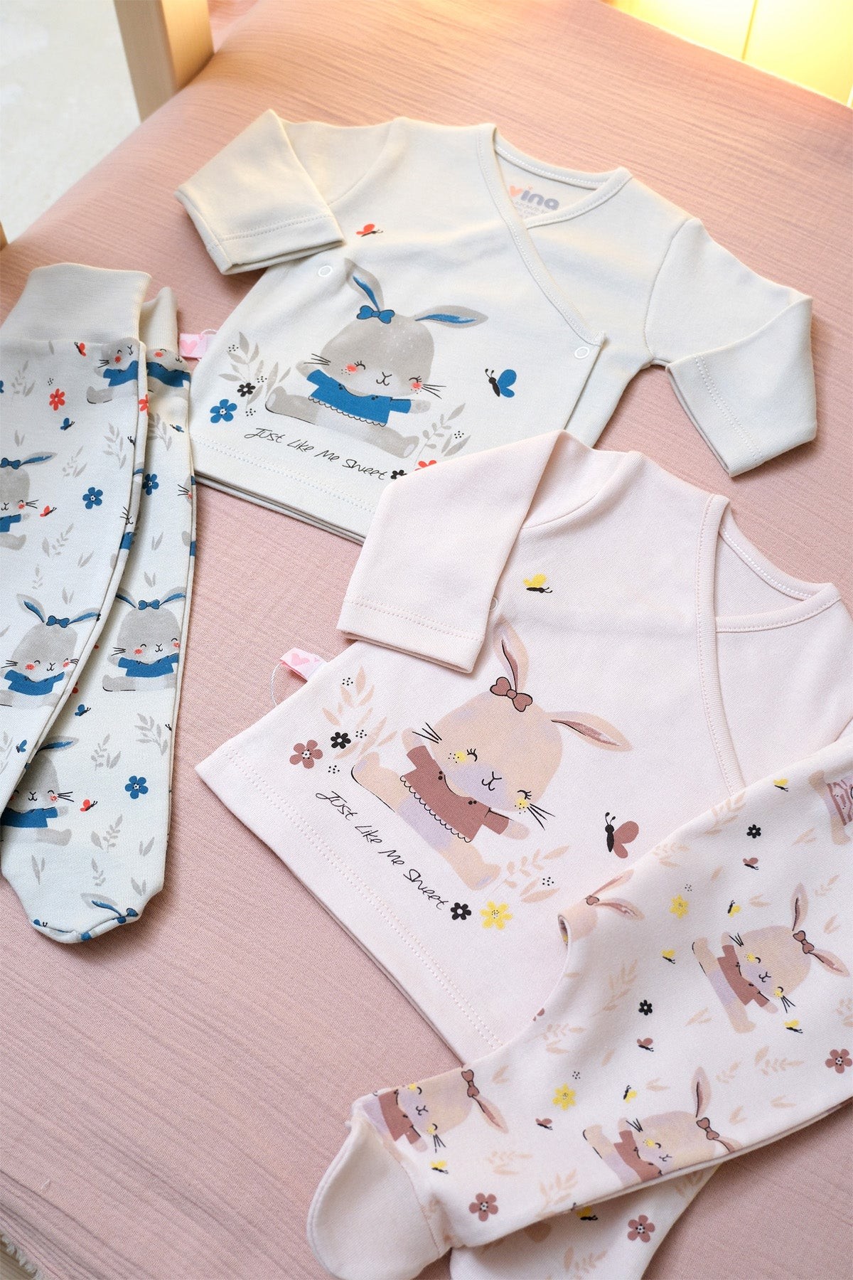 Babylim Neşeli Tavşan 5li Set