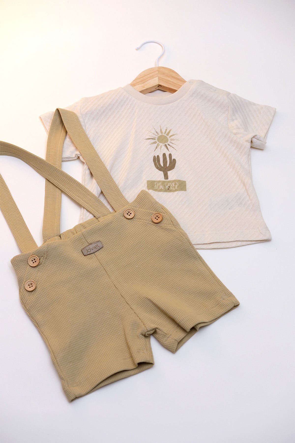 Terra Erkek Bebek T-shirt Salopet