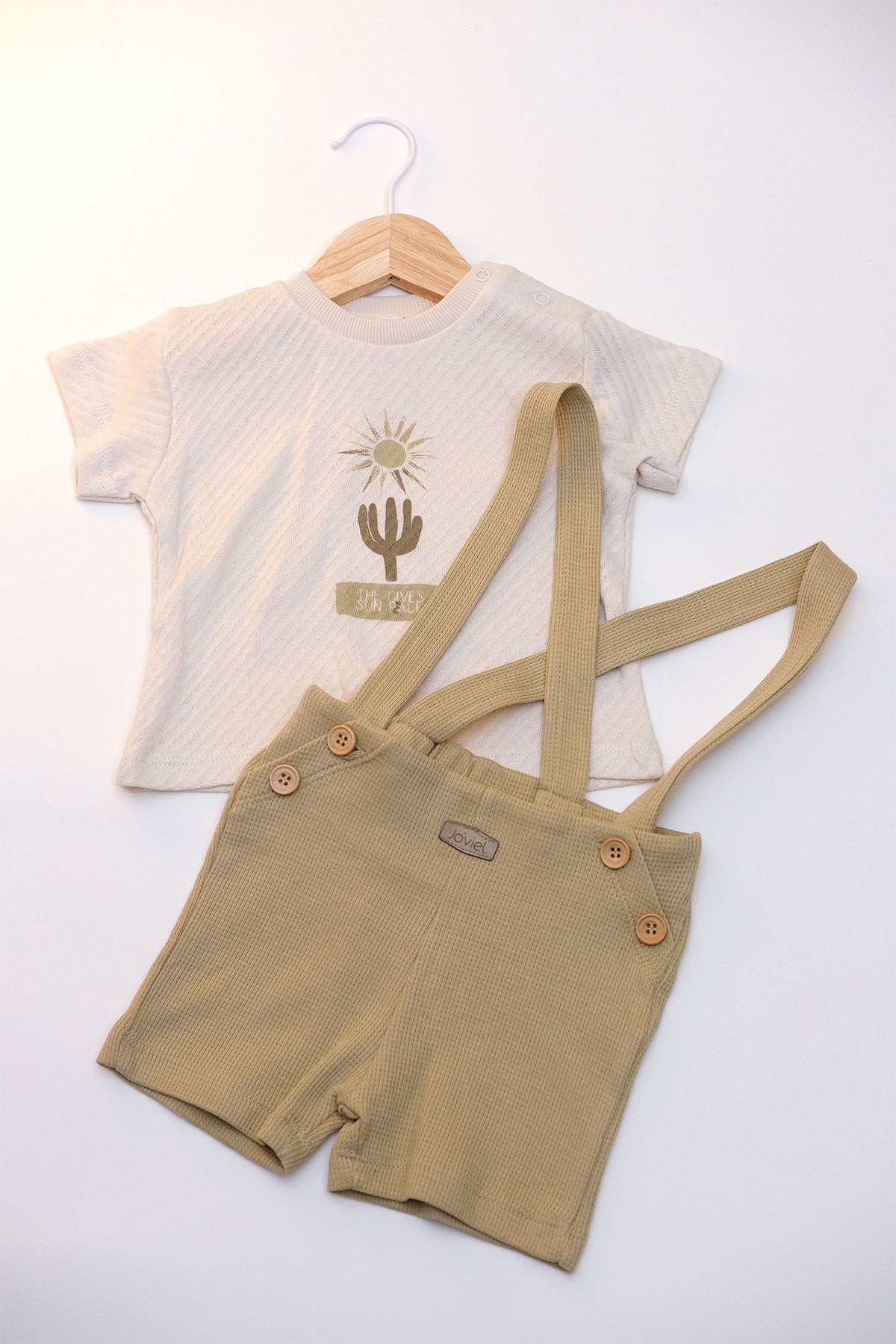 Terra Erkek Bebek T-shirt Salopet
