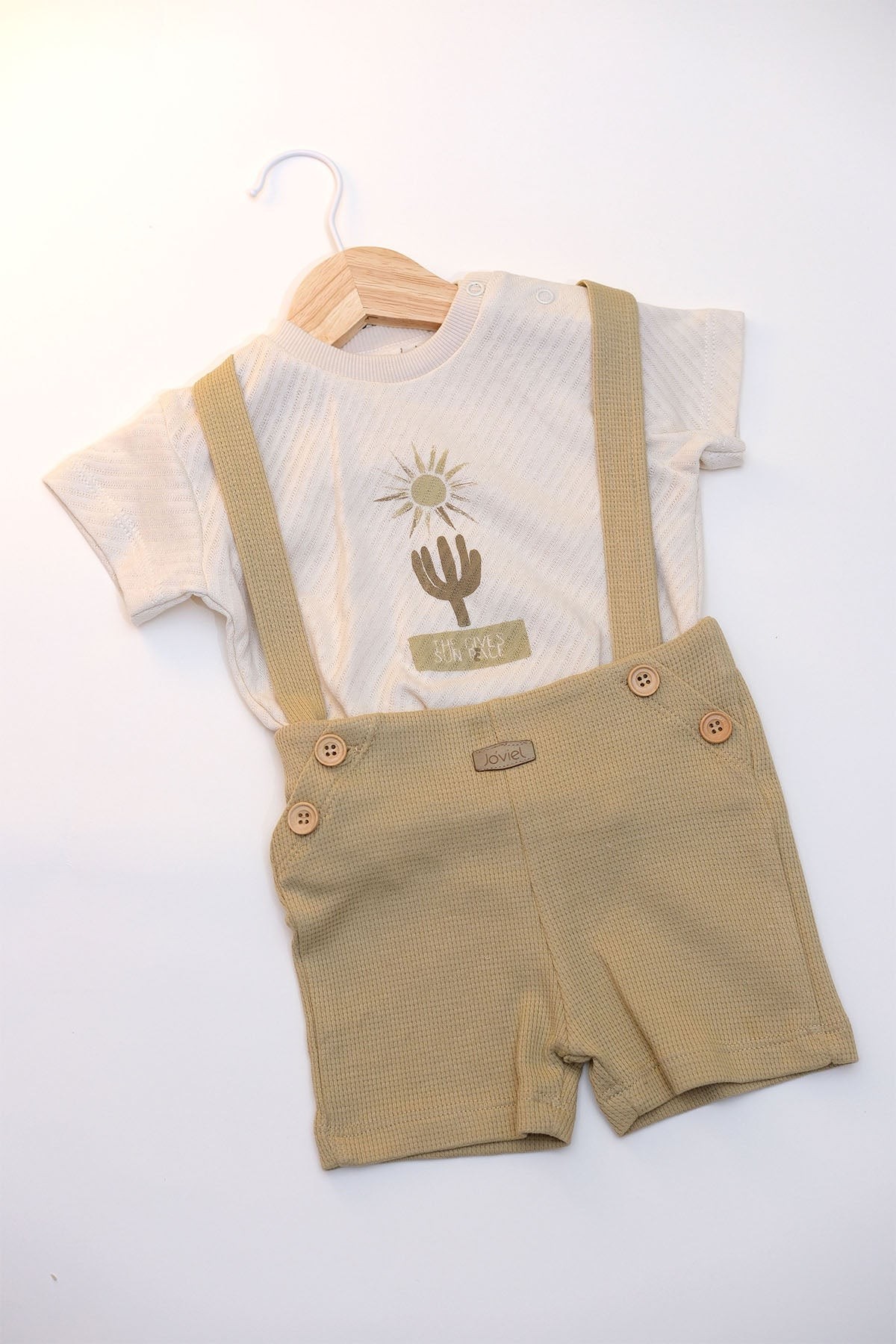 Terra Erkek Bebek T-shirt Salopet