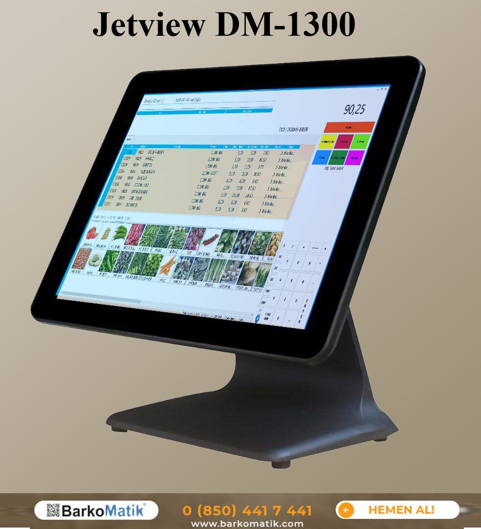 JETVIEW DM-1300 15.6 VGA DOKUNMATİK MONİTÖR