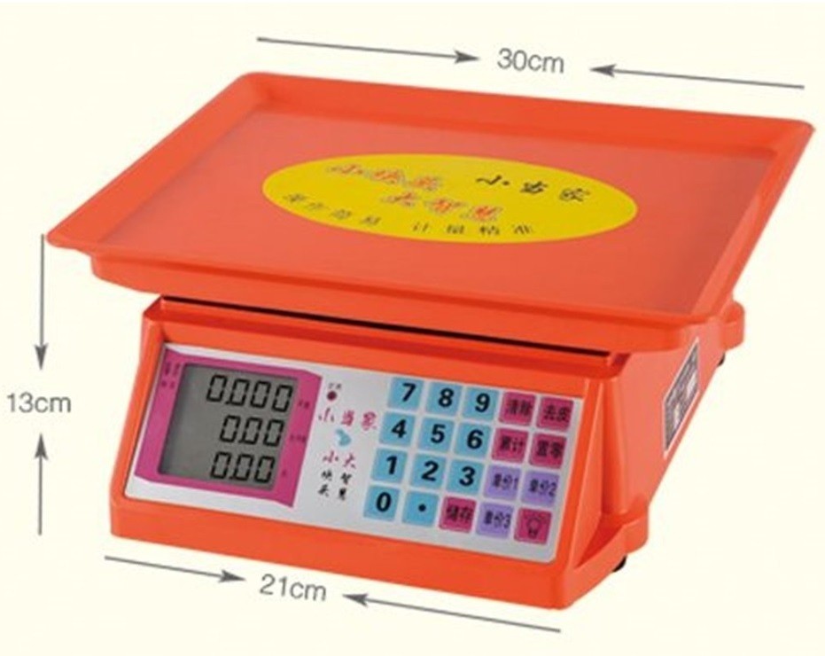 TERAZ- ACS 40 KG / 2 GR ELEKTONİK TARTI TERAZİSİ 