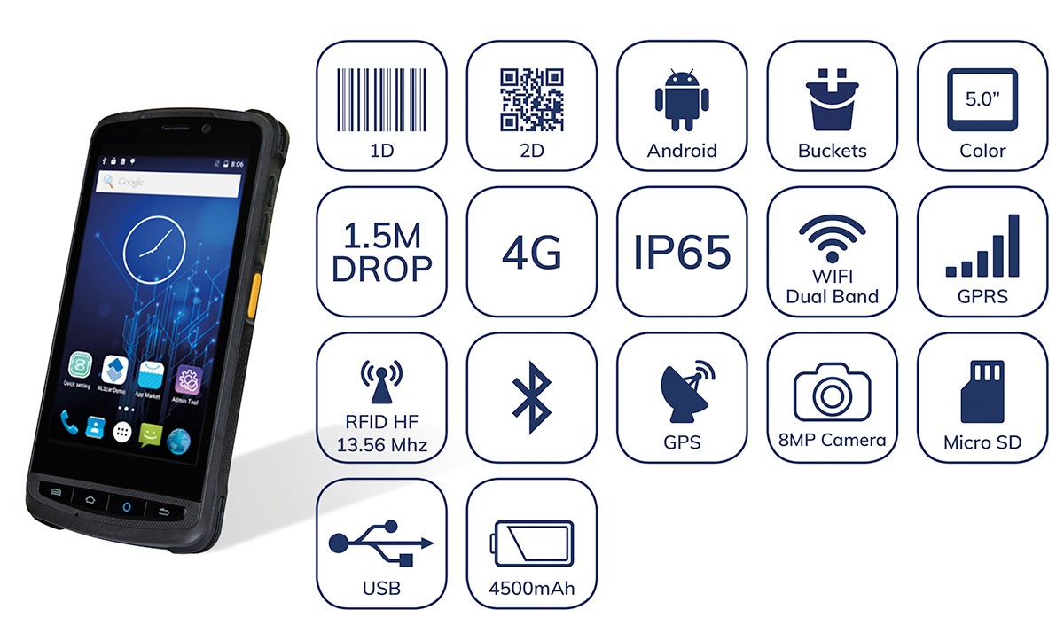 NEWLAND MT9052 2D+WIFI+BT+ANDR7 2.EL TERMİNALİ