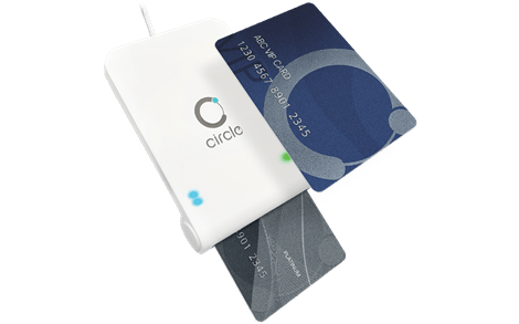 AB Circle CIR315B-01 (USB TYPE-A) Temaslı+Temassız Kart Okuyucu+Kodlayıcı