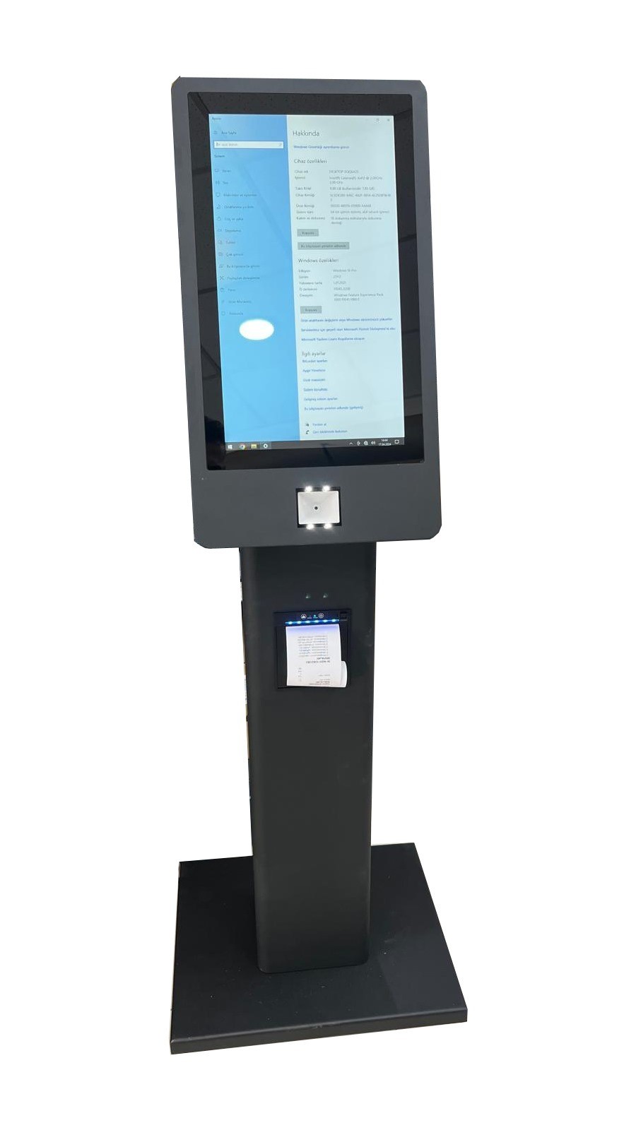 TAZGA KSK-1850 18.5"KIOSK DIKEY J6412 8GB 256GBNVM WI-FI-2D- FİŞ YAZICI