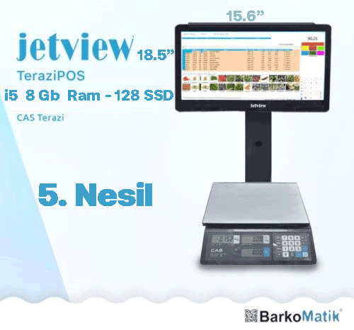 TPC 1006 TERAZİPOS PC 18.5 İ5 - TERAZİ (ÇİFT EKRANLI-5.NESİL)