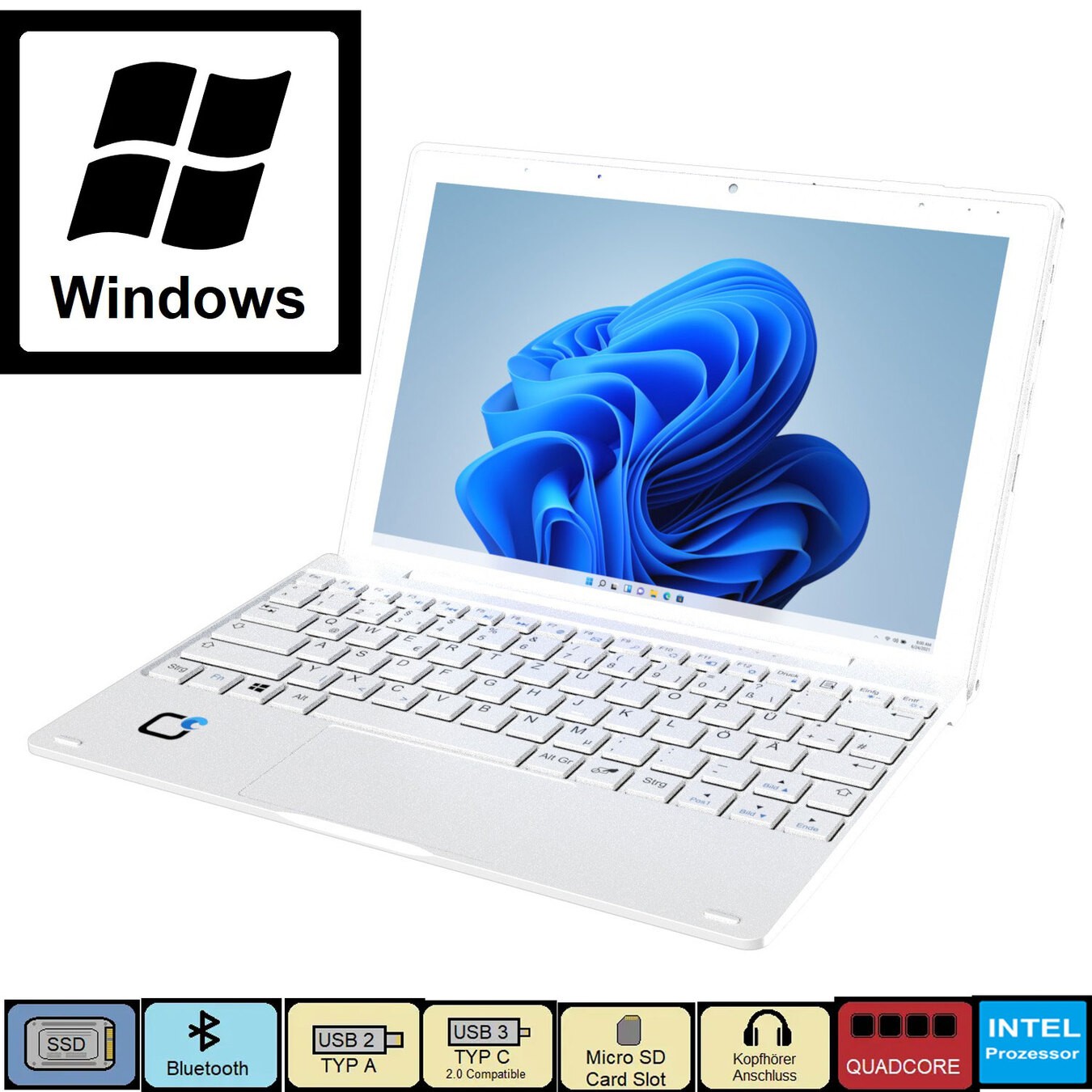 TABLET-ONDA OLİVER BOOK A1 N5030/8GB/128GB/ WİN /Wİ-Fİ 10.1" TABLET PC