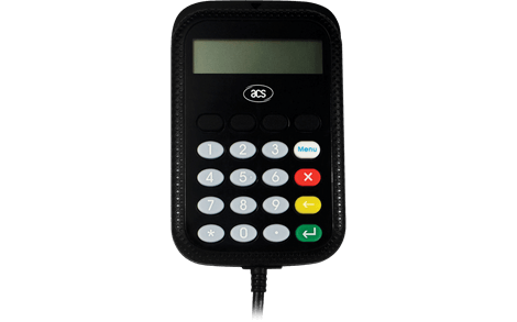 ACS APG 8201-B2 PinPad+LCD Temaslı Kart Okuyucu+Kodlayıcı