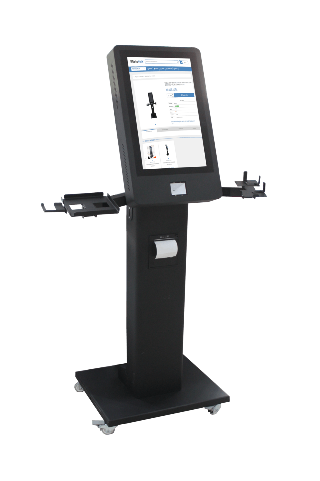 TAZGA KSK-1850V 18.5"KIOSK DIKEY J6412 8/256- OKUYUCU- FİŞ VE BARKOD YAZICI