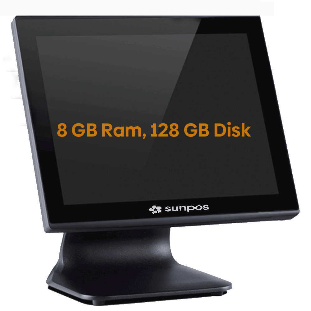 SUNPOS 15.1"  8 GB DDR4 RAM /128 GB SSD / VGA POS PC (SUN-J6412)