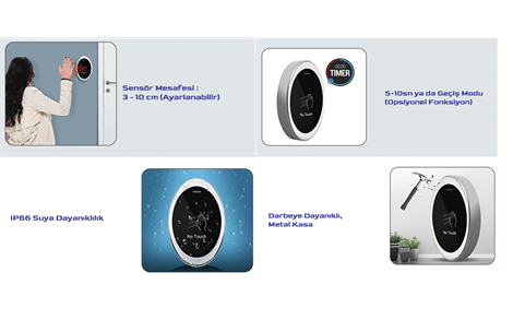 Secukey S Button 200-X Temassız Çıkış Düğmesi