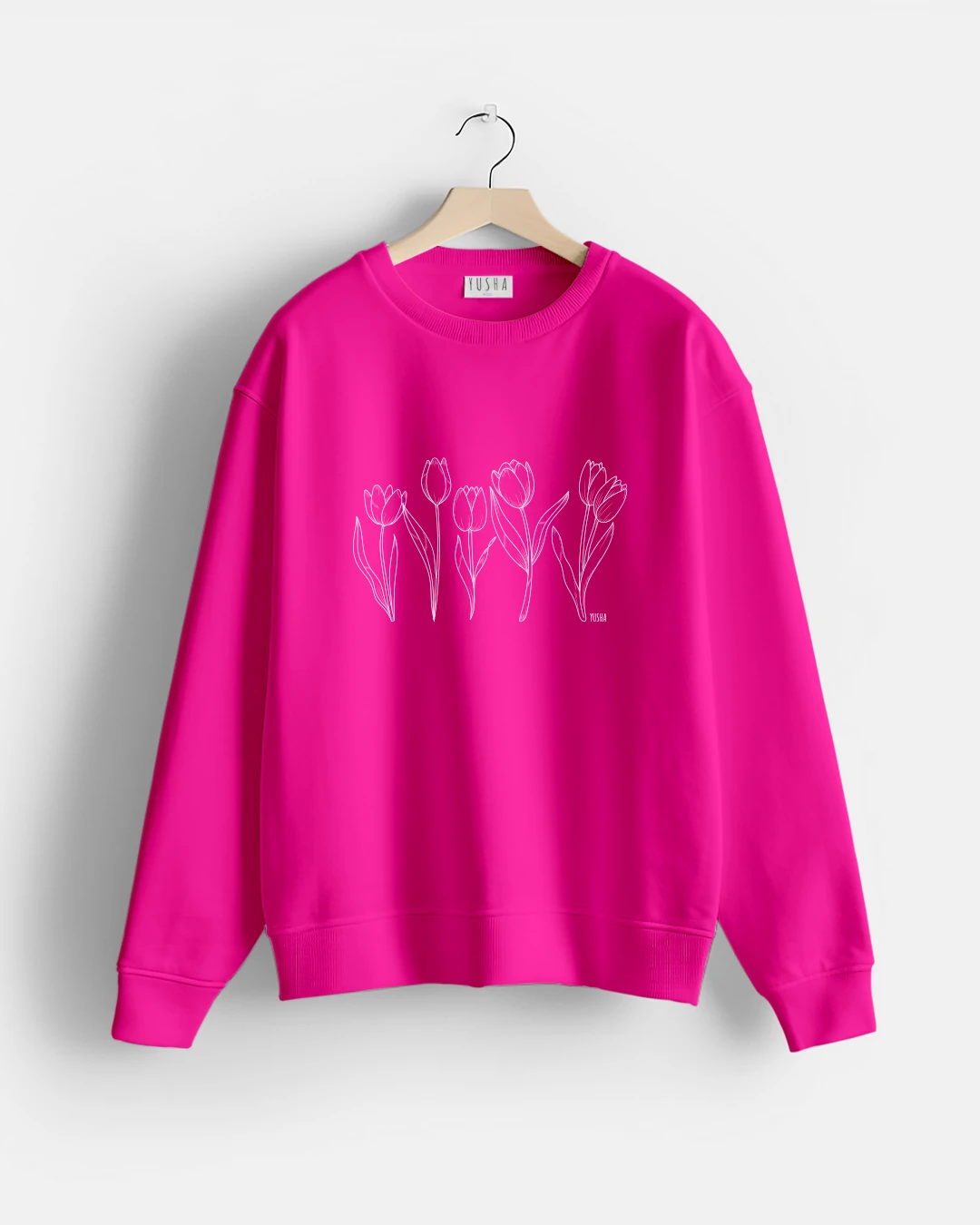 TASARIM SWEAT - PEMPE (LALELER)