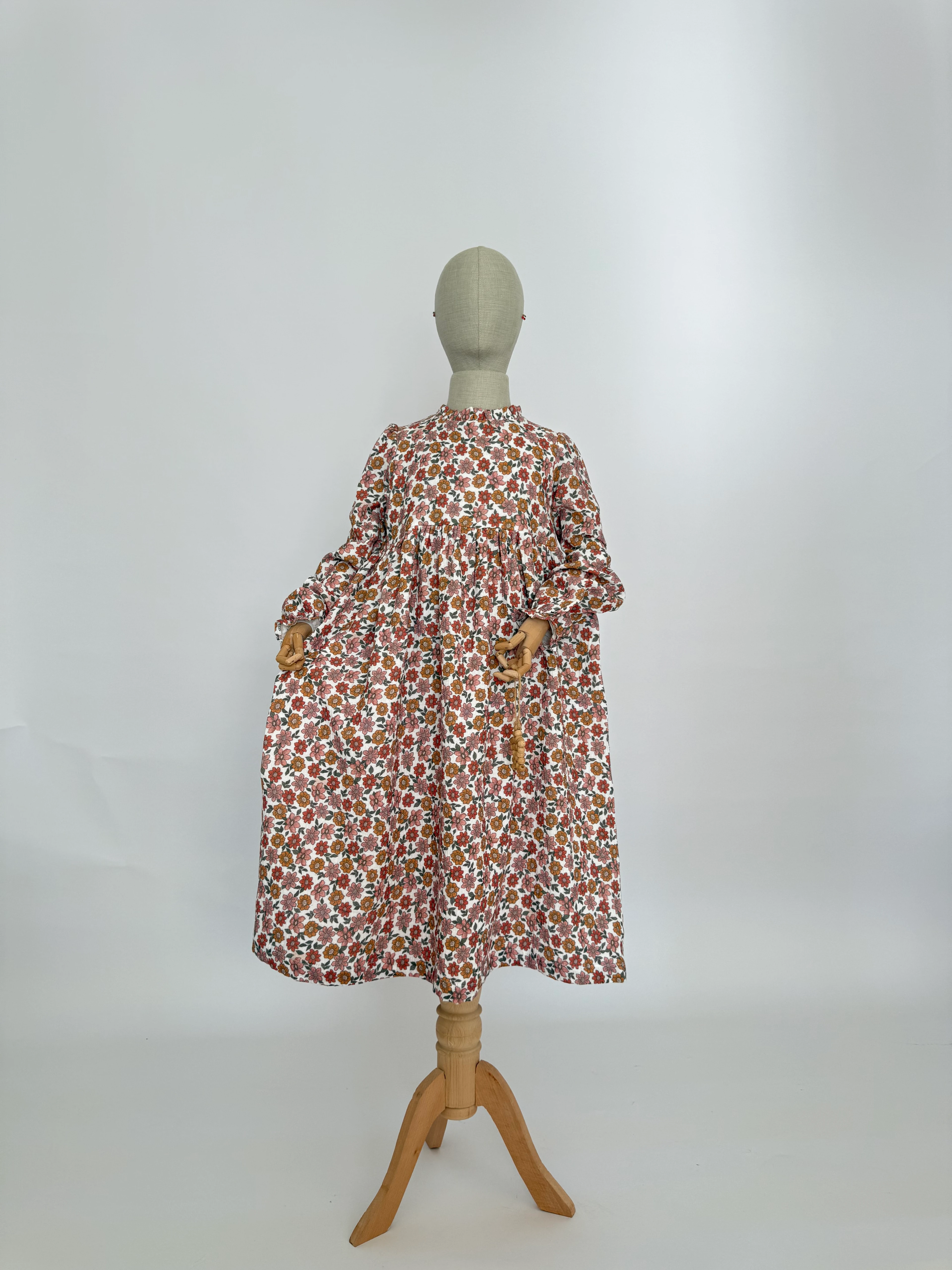 SONBAHAR MÜSLİN ELBİSE