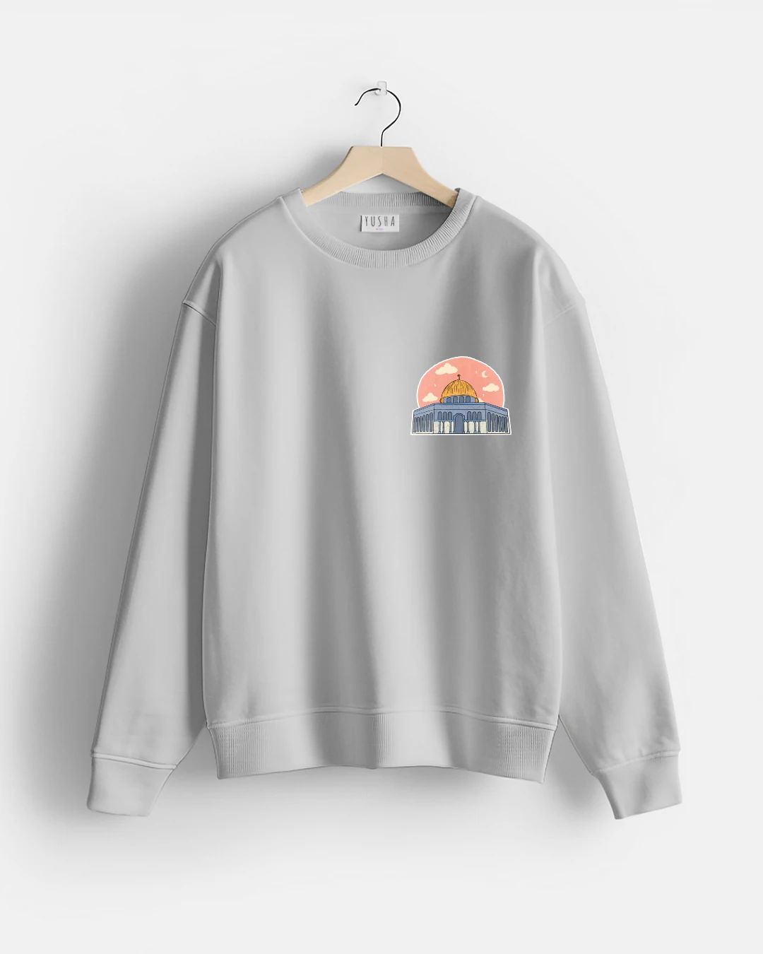 TASARIM SWEAT - GRİ (KUDÜS)