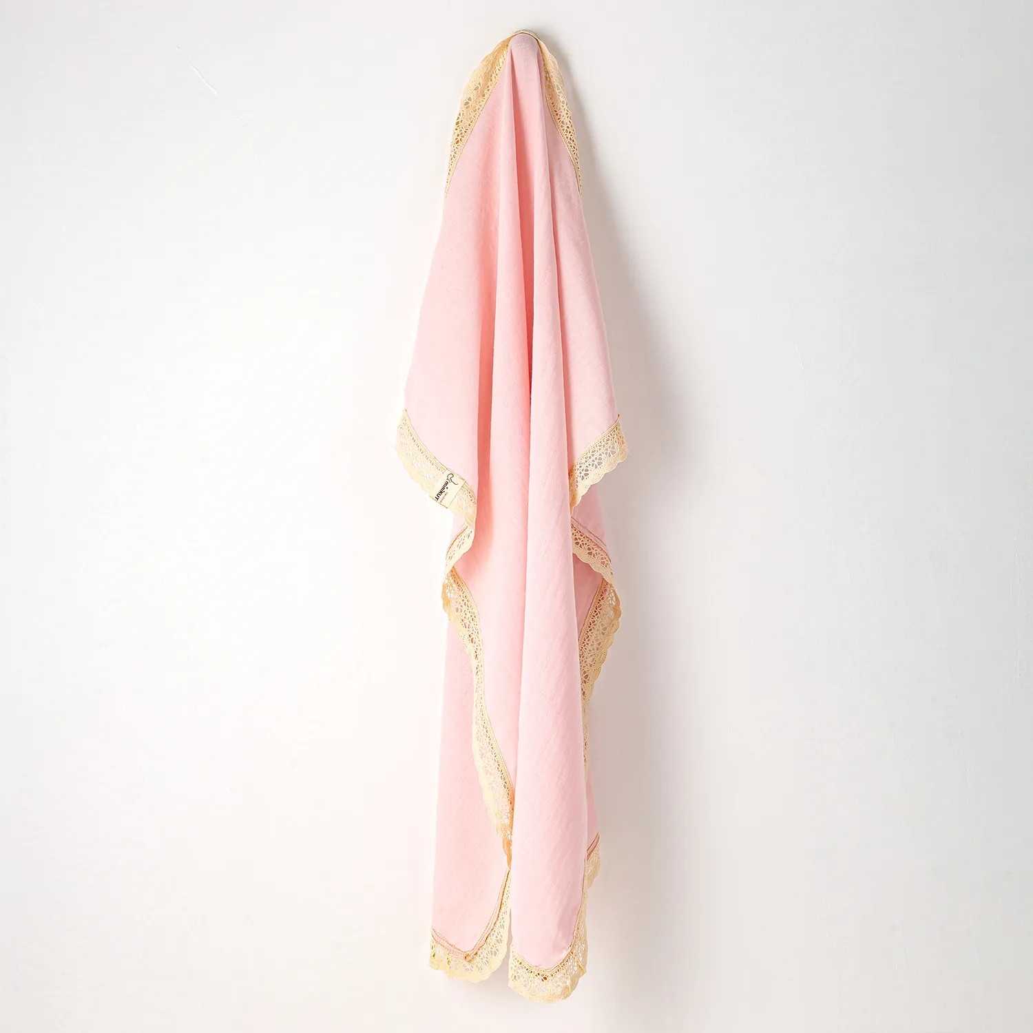 Minikut Marka 2 Katlı Müslin Bebek Battaniyesi %100 Pamuk – 100x100 cm - Pembe