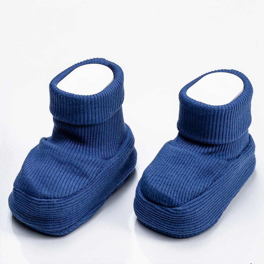 Minikut Bebek Patiği – Yumuşak ve Doğal Adımlar 🧦 - Indigo