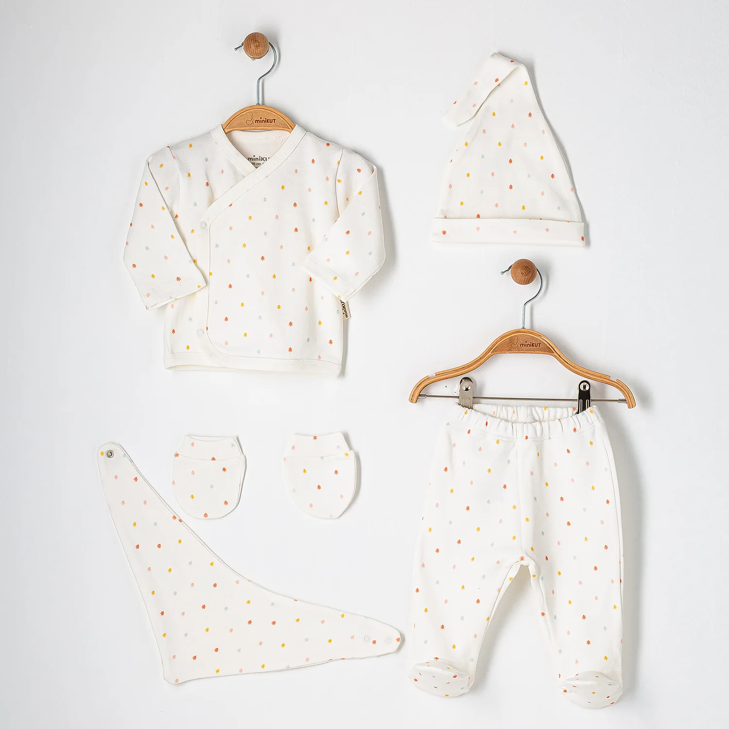 Minikut Hastane Çıkışı 5’li Set - Çam Desenli