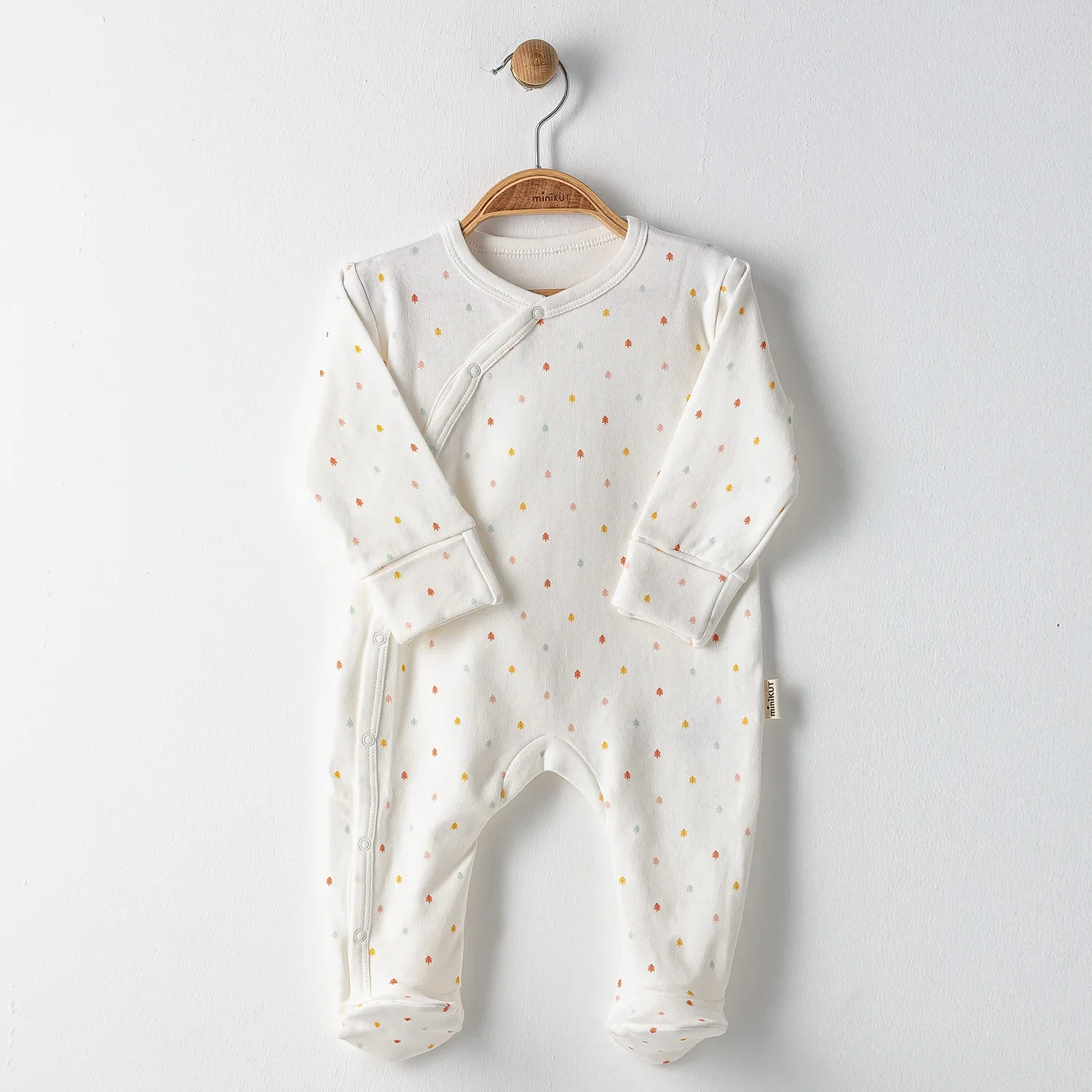 Minikut Eldivenli Patikli Tulum - Çam Desenli