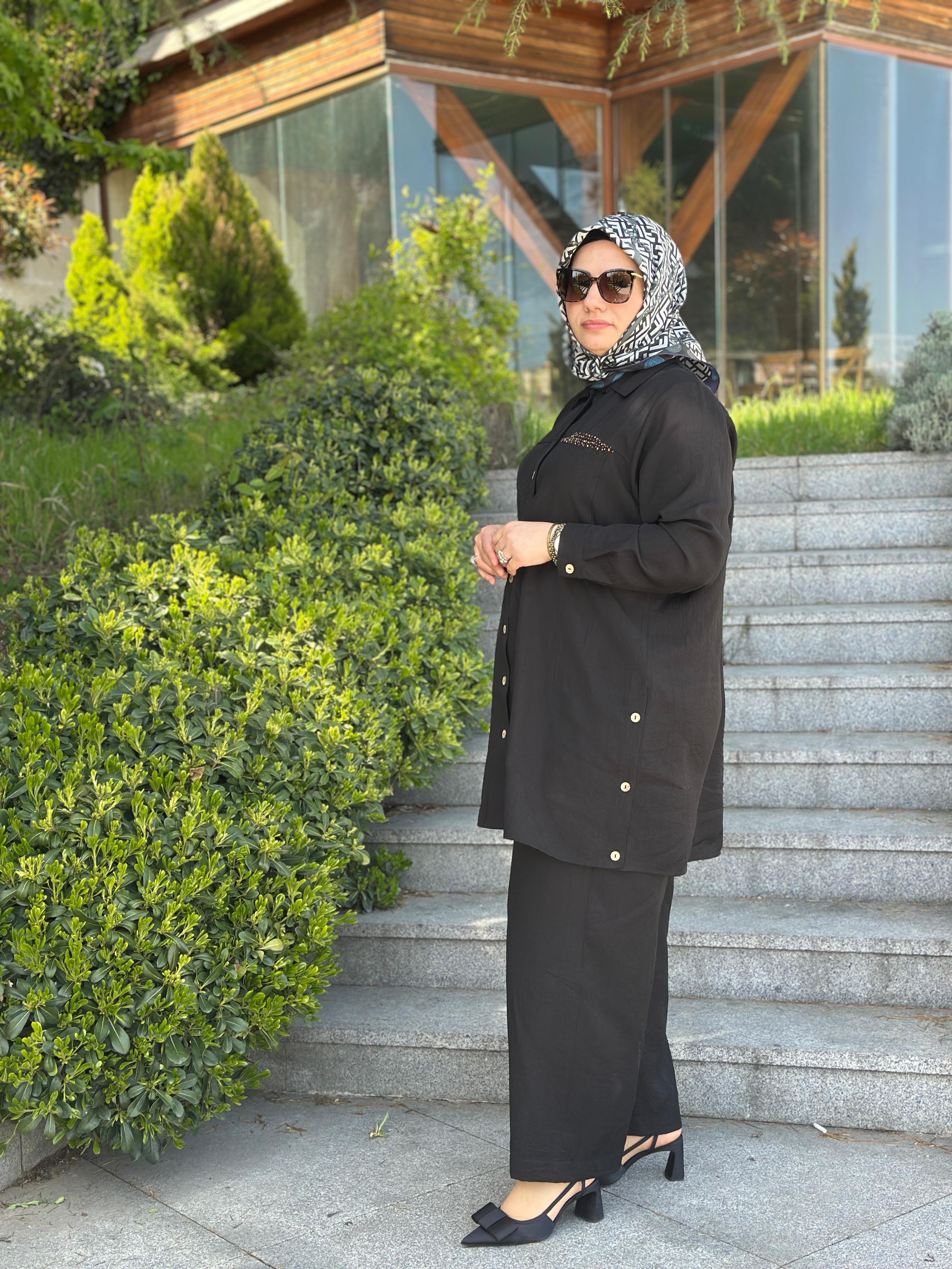 Çilek Pantolonlu Takım