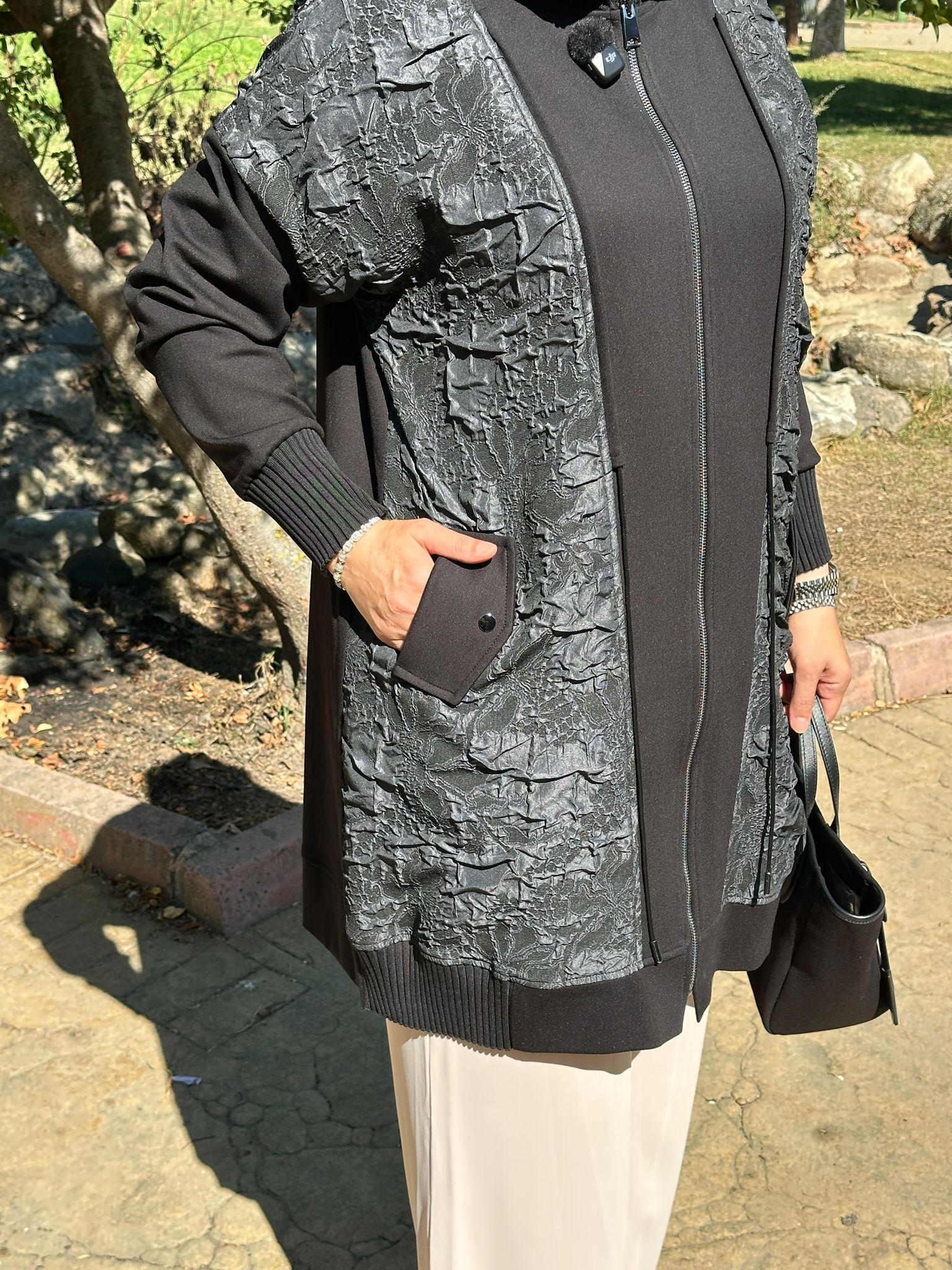 Gofre Bakır-Siyah Kap