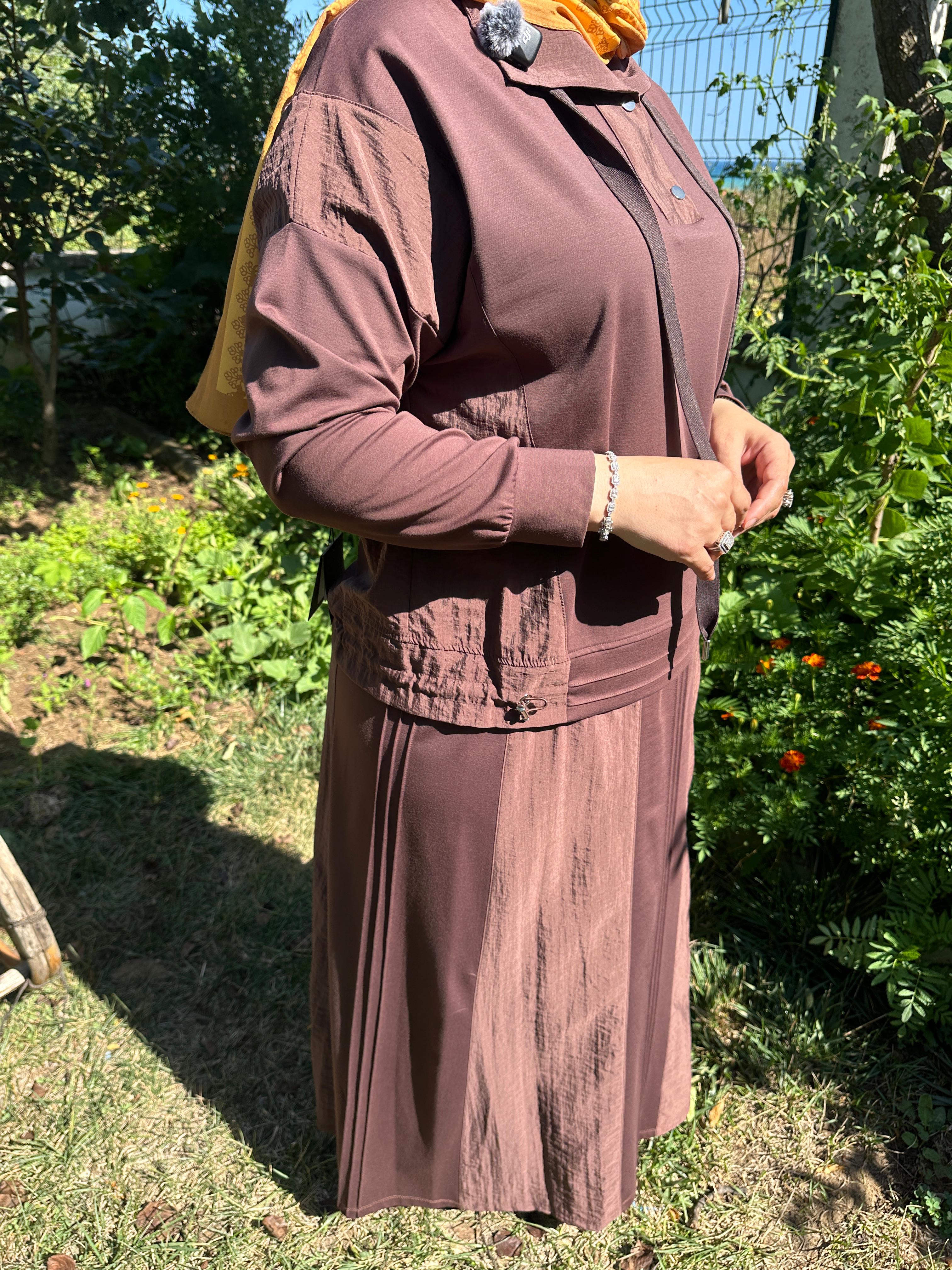 Nervürlü Etekli Takım