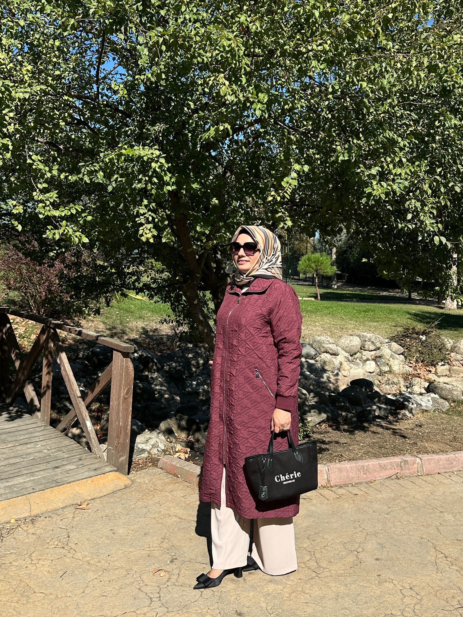 Fermuarlı Kapitone Kap - dut