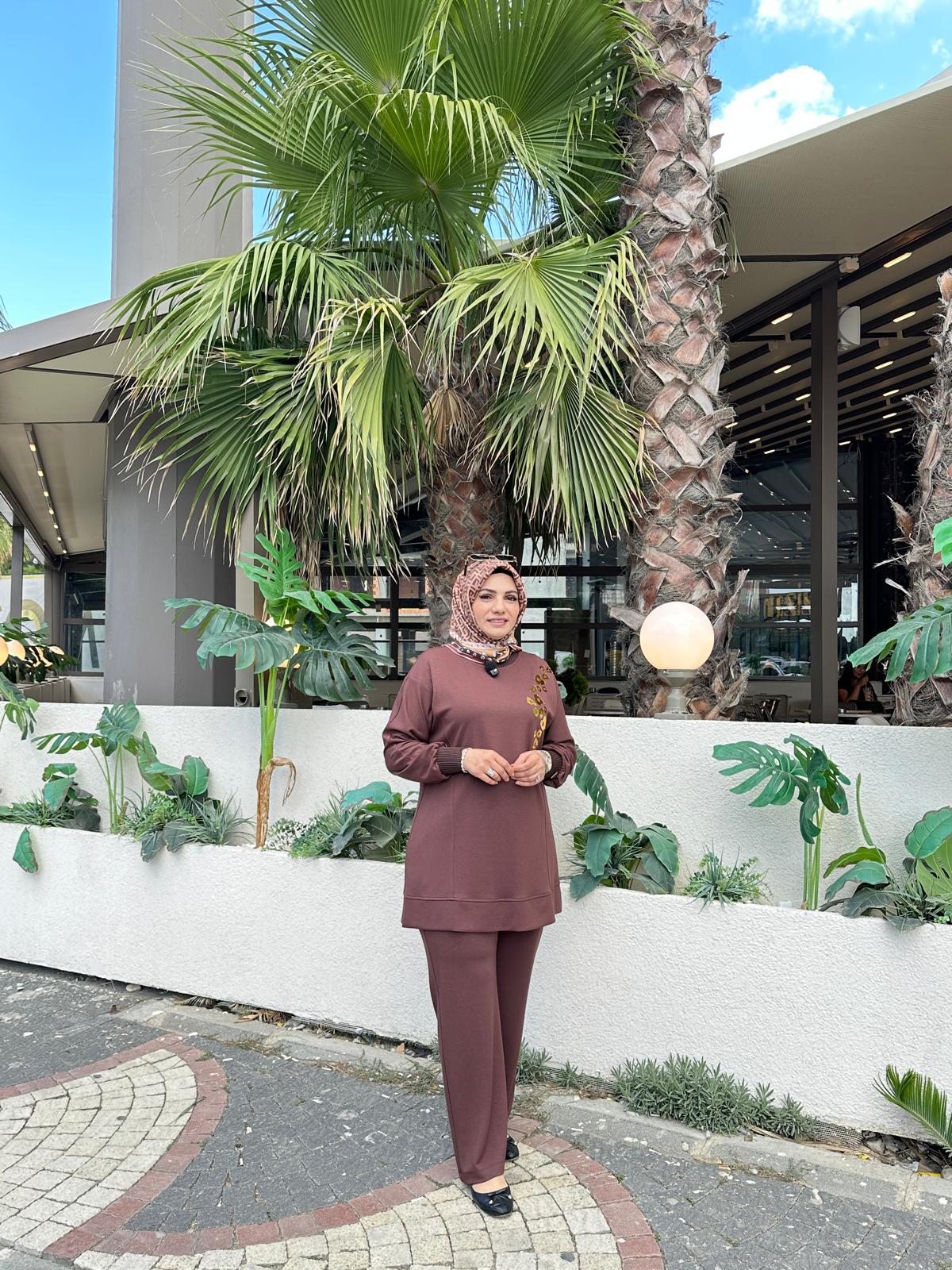 Dilşen Takım - kahverengi