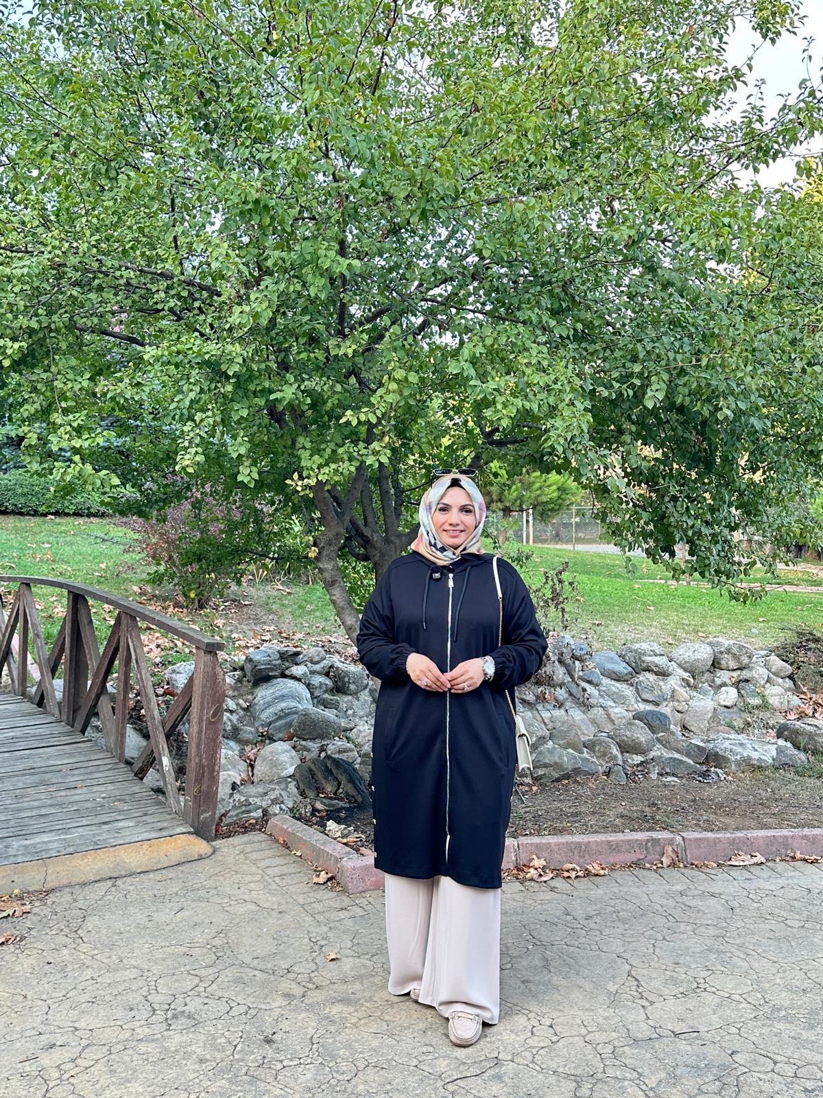 Kapüşonlu Oysho Hırka - Siyah