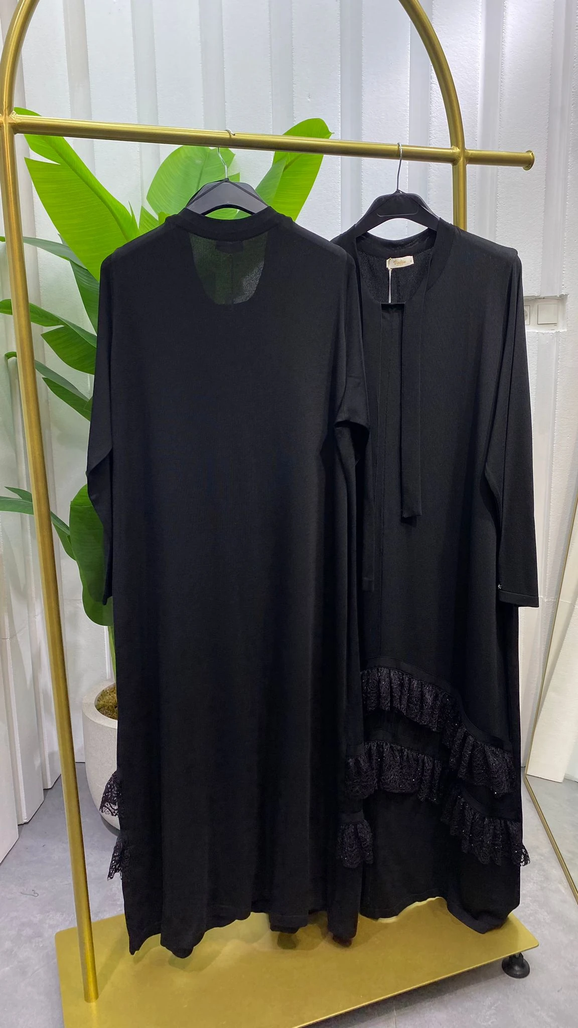 Valin Fırfırlı Elbise