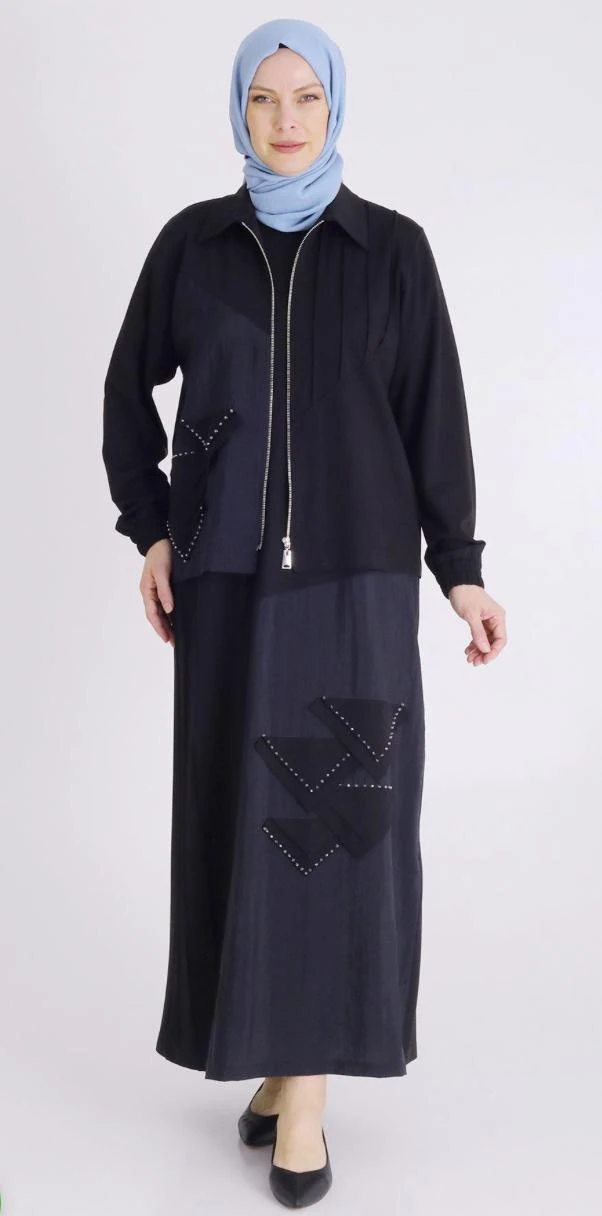 Hırkalı Elbise Takım